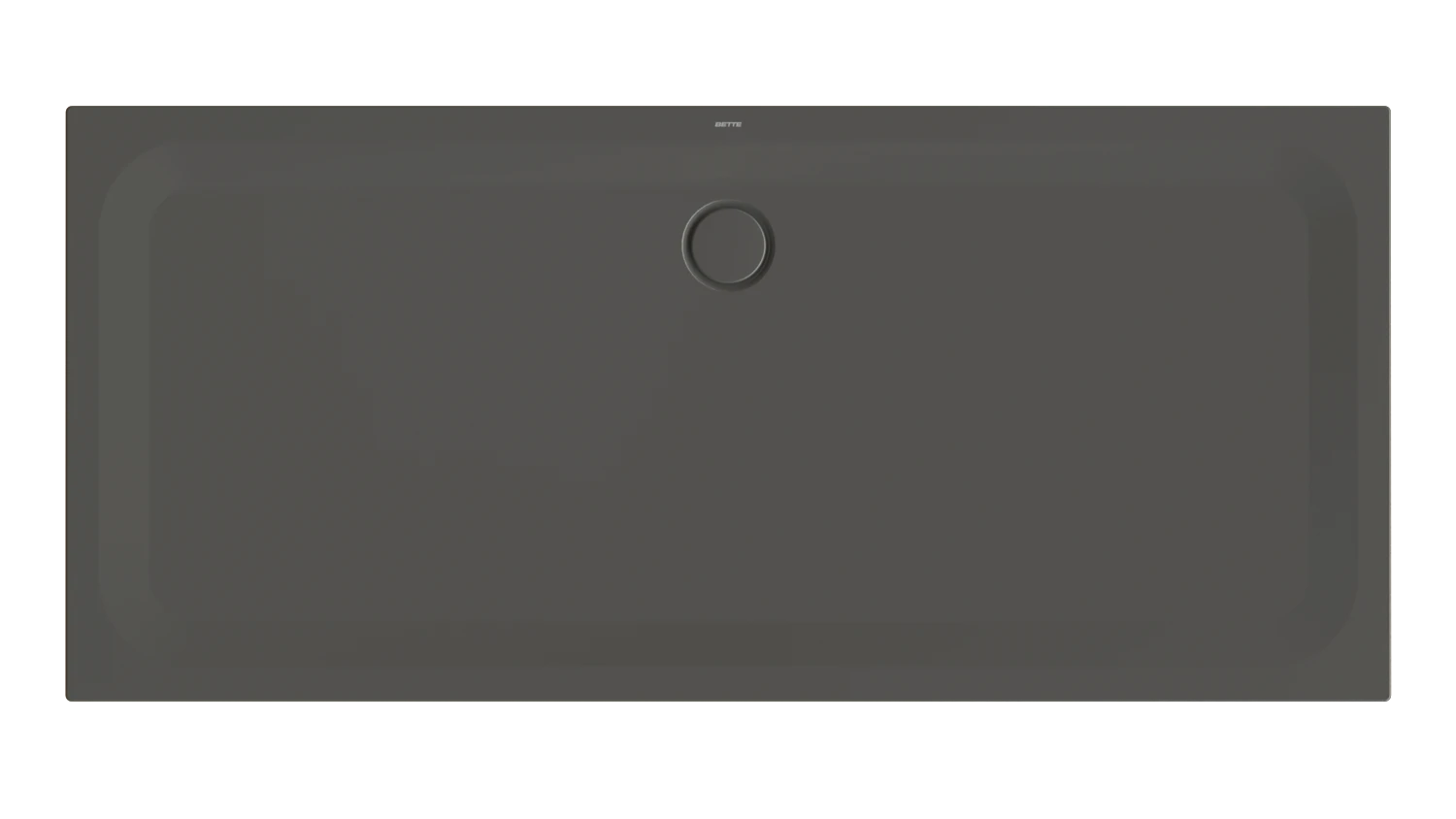 Bette rechteck Duschwanne „BetteUltra“ 200 × 90 cm in Anthracite