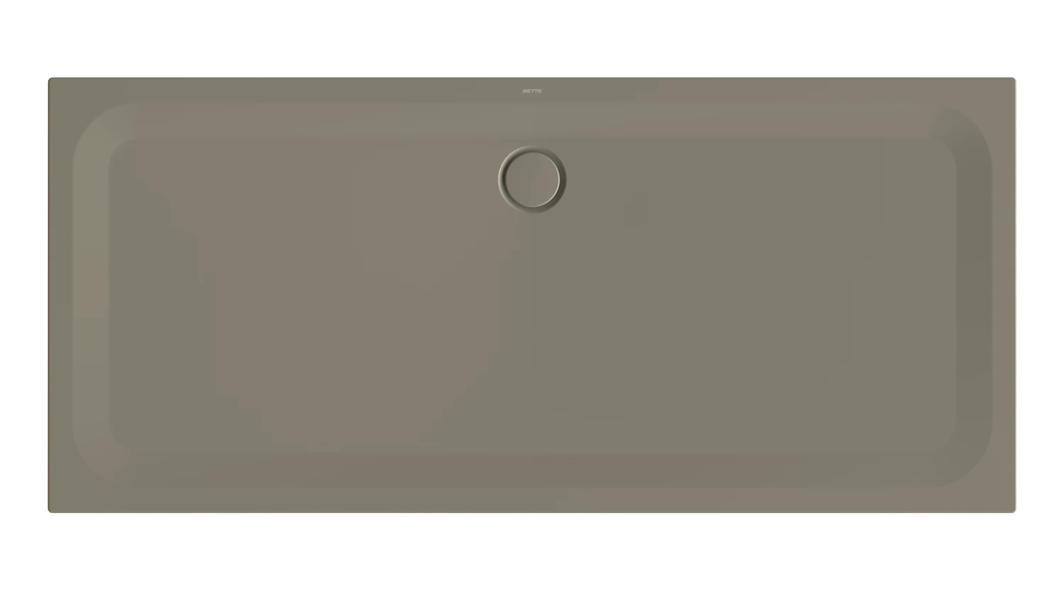 Bette rechteck Duschwanne „BetteUltra“ 200 × 90 cm in Graphite