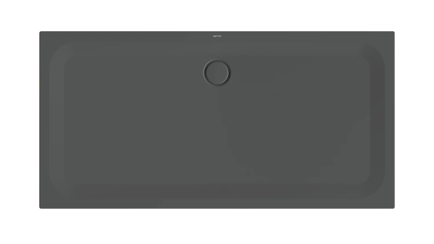 Bette rechteck Duschwanne „BetteUltra“ 180 × 90 cm in Slate