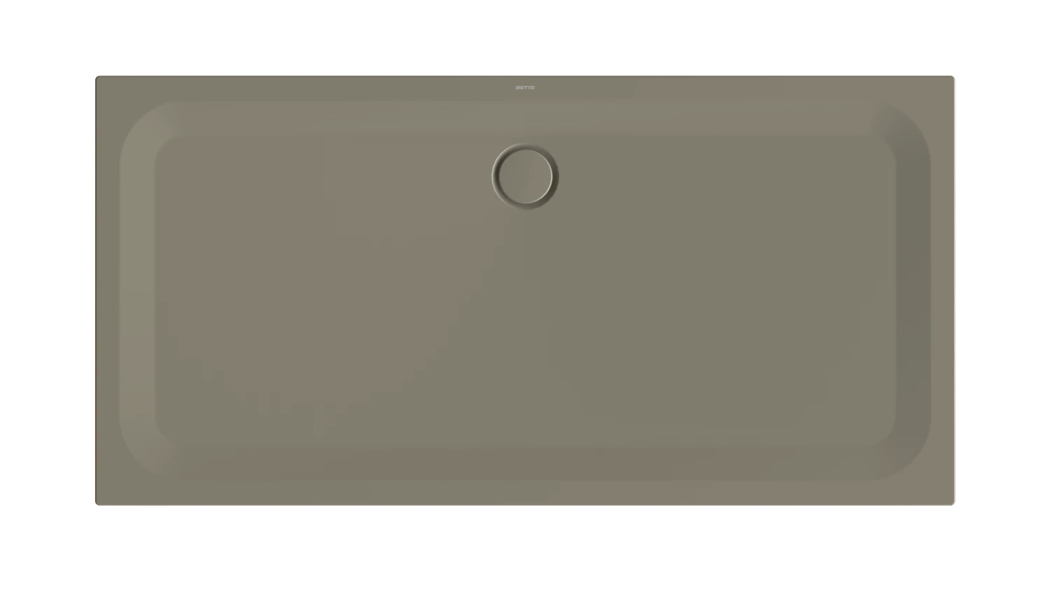 Bette rechteck Duschwanne „BetteUltra“ 180 × 90 cm in Graphite