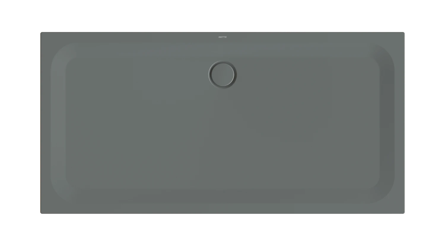 Bette rechteck Duschwanne „BetteUltra“ 180 × 90 cm in Smoke