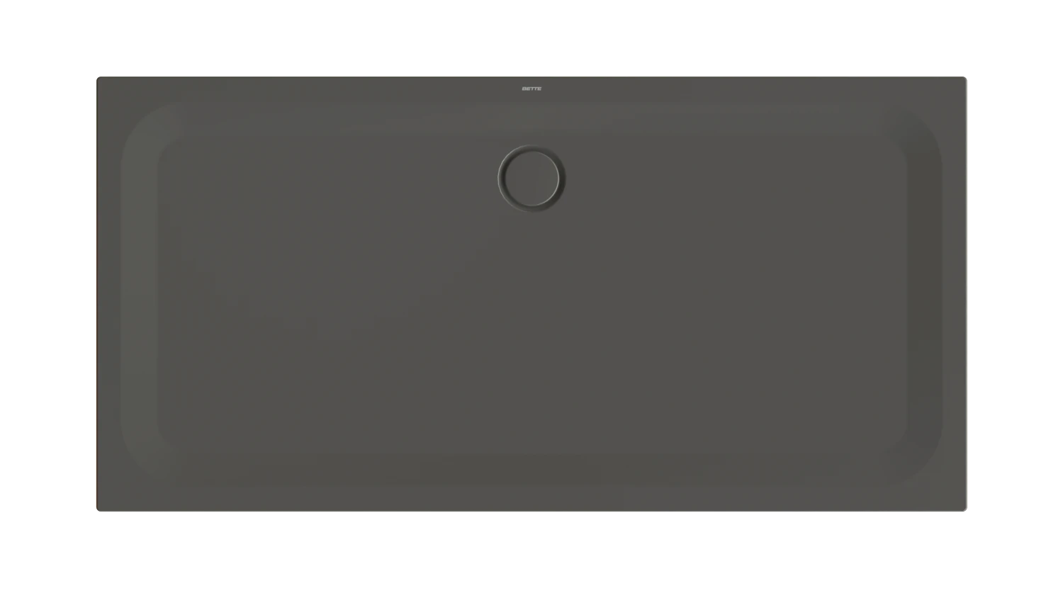 Bette rechteck Duschwanne „BetteUltra“ 180 × 90 cm in Anthracite