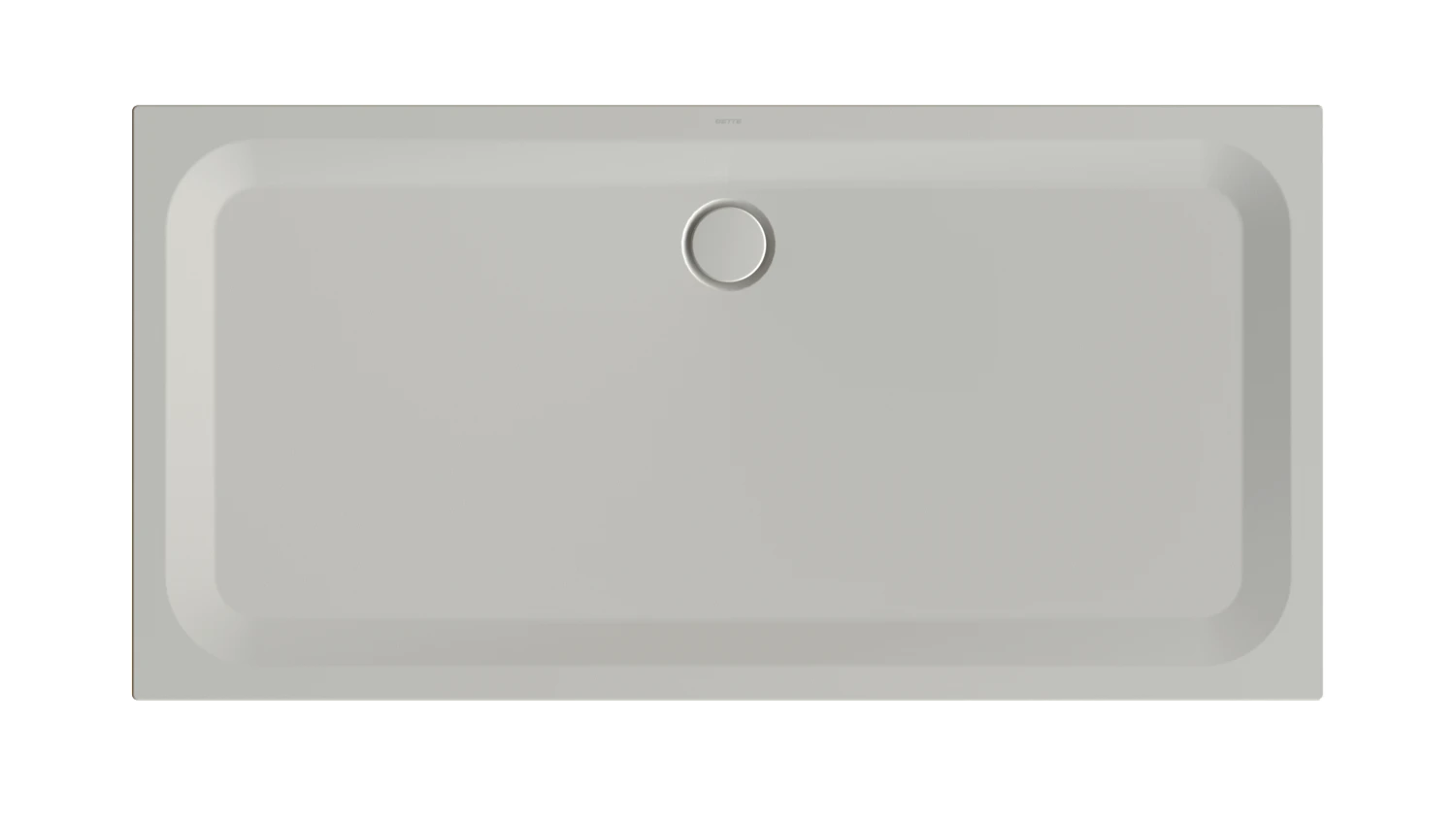 Bette rechteck Duschwanne „BetteUltra“ 180 × 90 cm in Silver