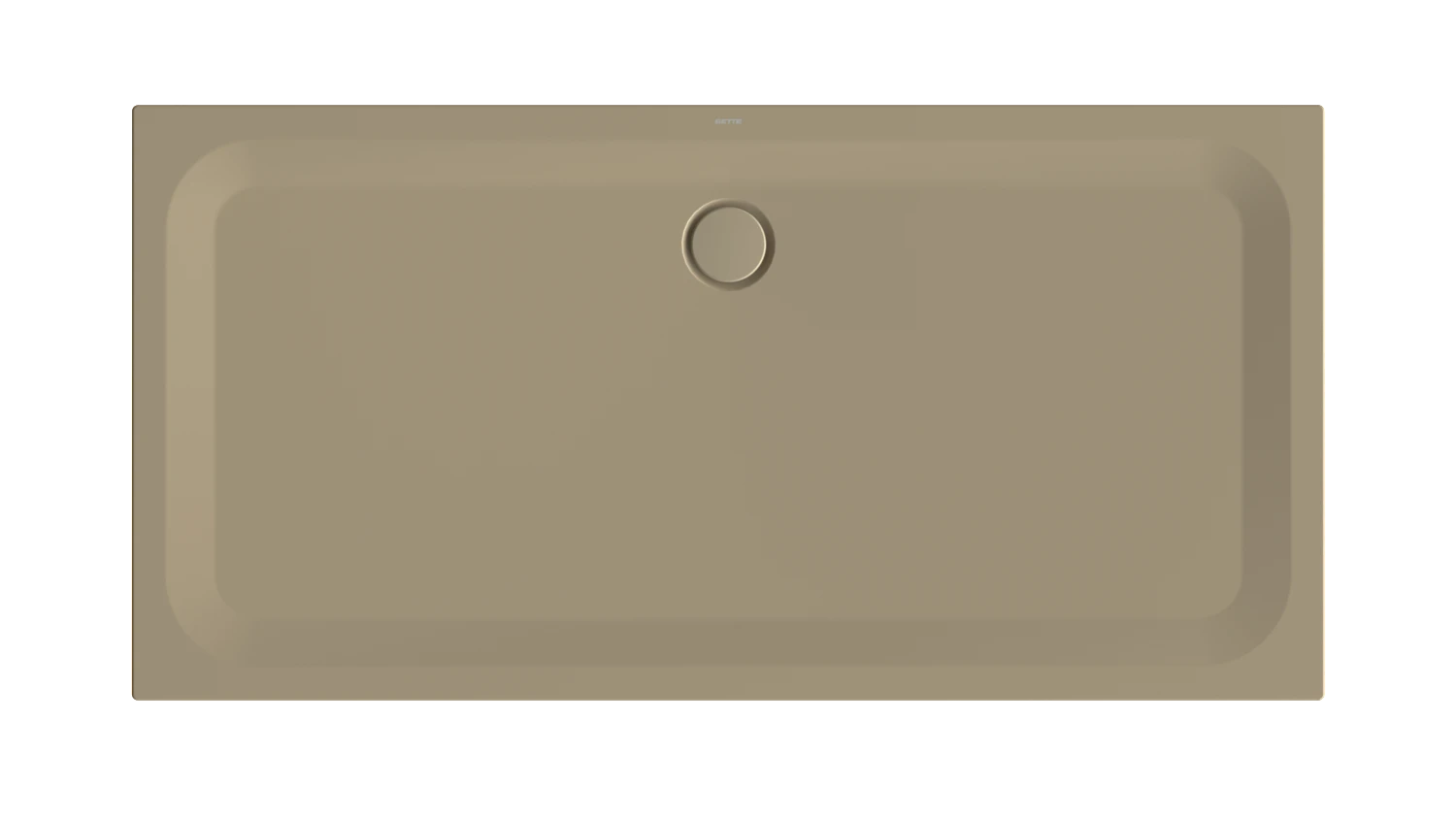 Bette rechteck Duschwanne „BetteUltra“ 180 × 90 cm in Hazel