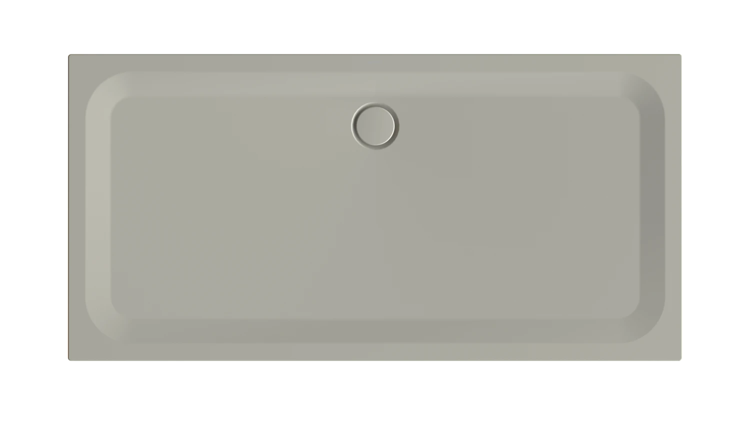 Bette rechteck Duschwanne „BetteUltra“ 180 × 90 cm in Stone