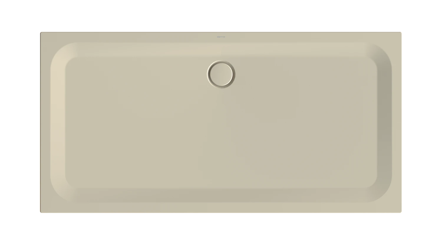 Bette rechteck Duschwanne „BetteUltra“ 180 × 90 cm in Beige