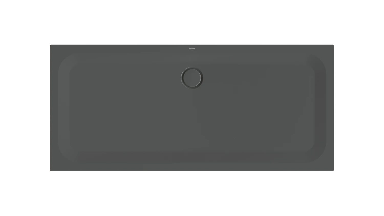 Bette rechteck Duschwanne „BetteUltra“ 180 × 80 cm in Slate