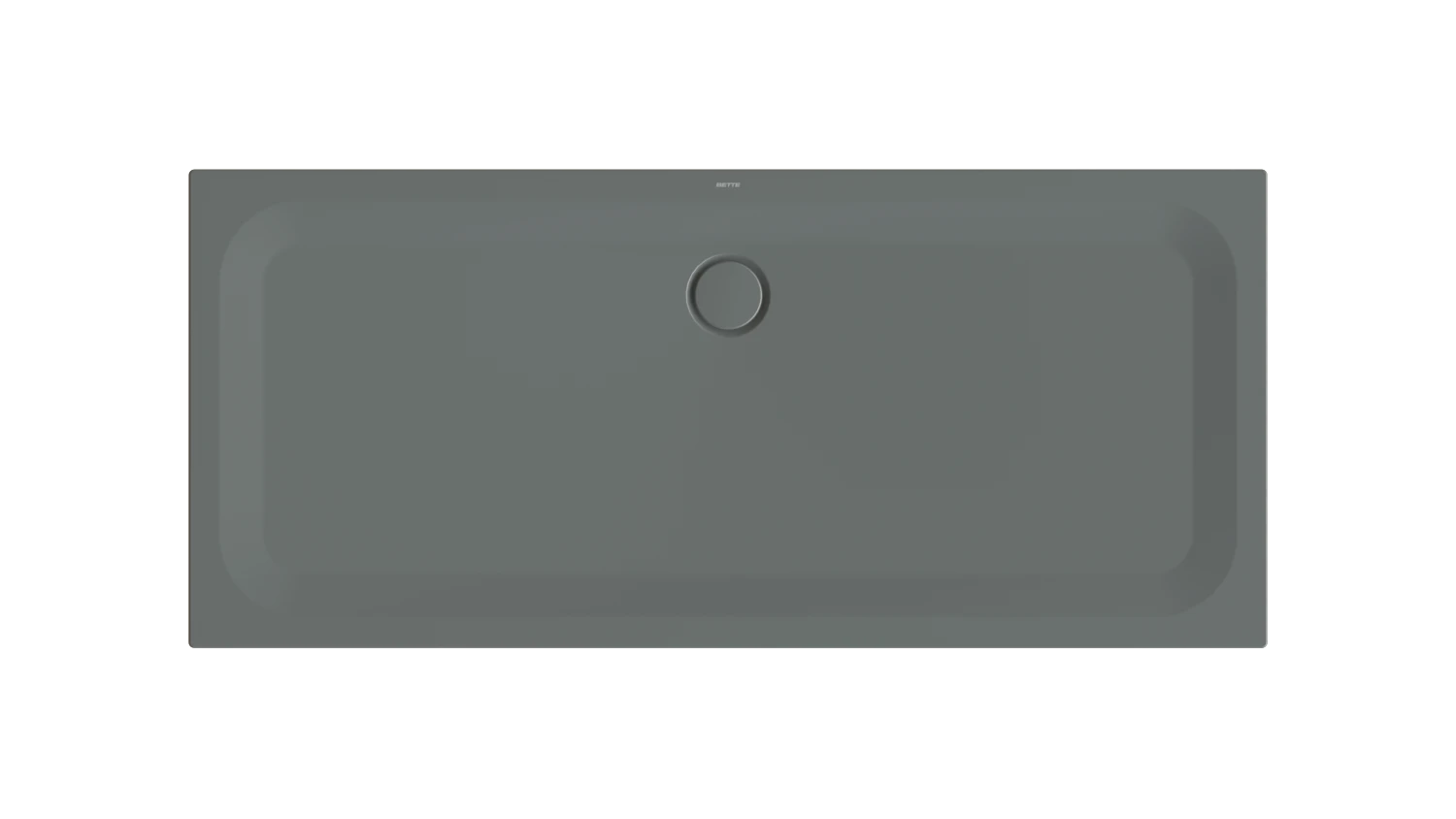 Bette rechteck Duschwanne „BetteUltra“ 180 × 80 cm in Smoke