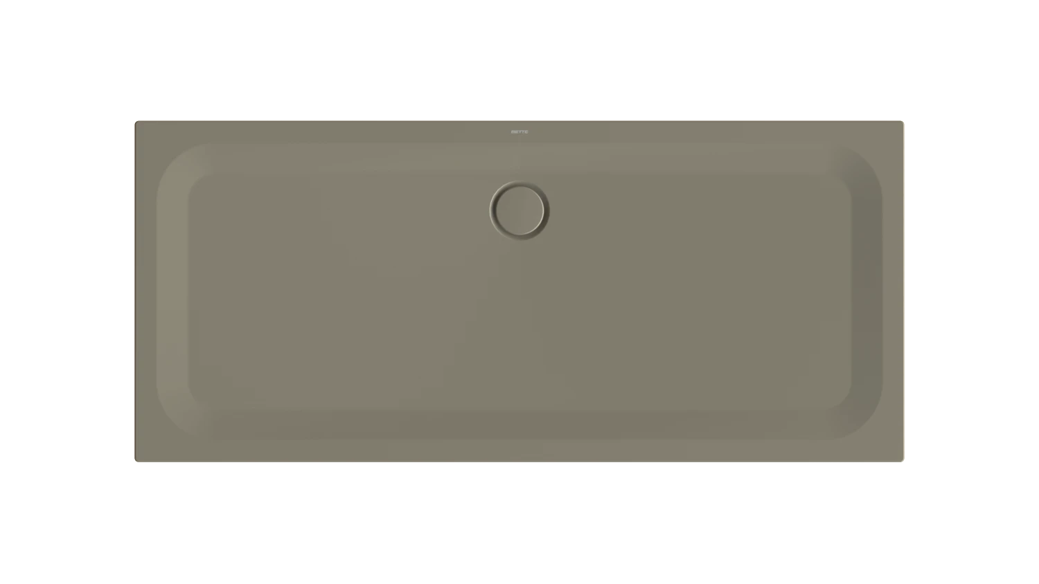 Bette rechteck Duschwanne „BetteUltra“ 180 × 80 cm in Graphite