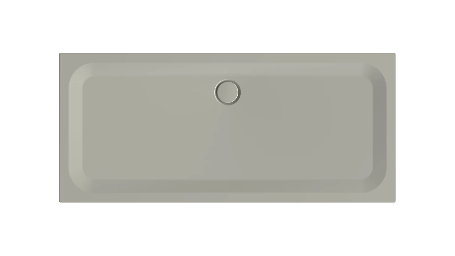 Bette rechteck Duschwanne „BetteUltra“ 180 × 80 cm in Stone