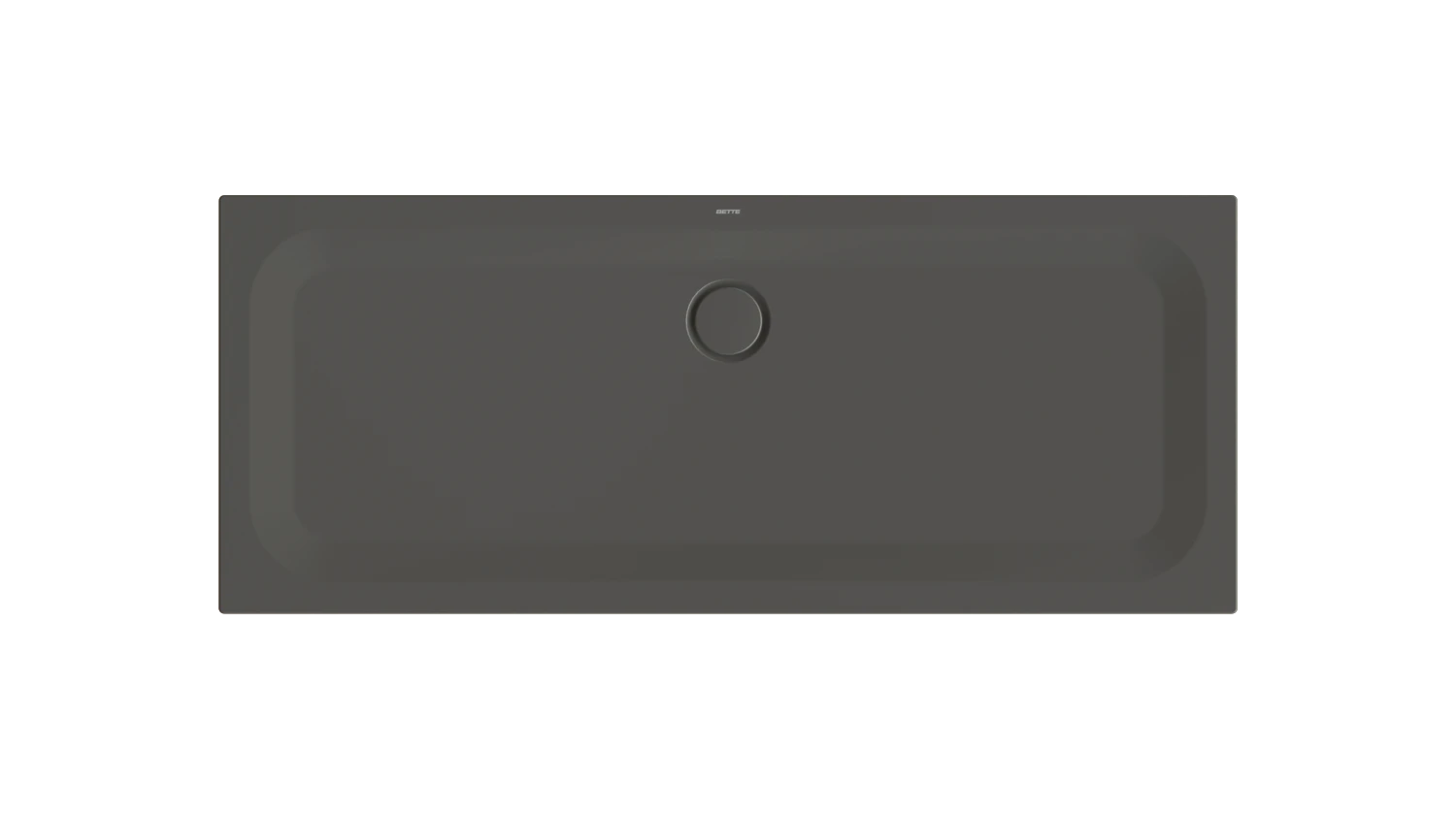 Bette rechteck Duschwanne „BetteUltra“ 170 × 70 cm in Anthracite