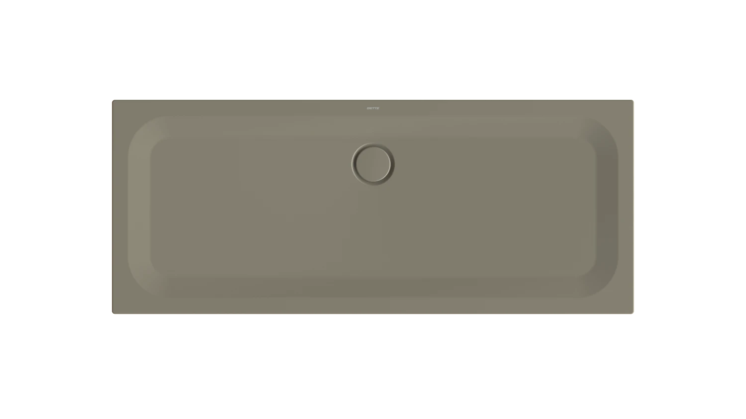 Bette rechteck Duschwanne „BetteUltra“ 170 × 70 cm in Graphite