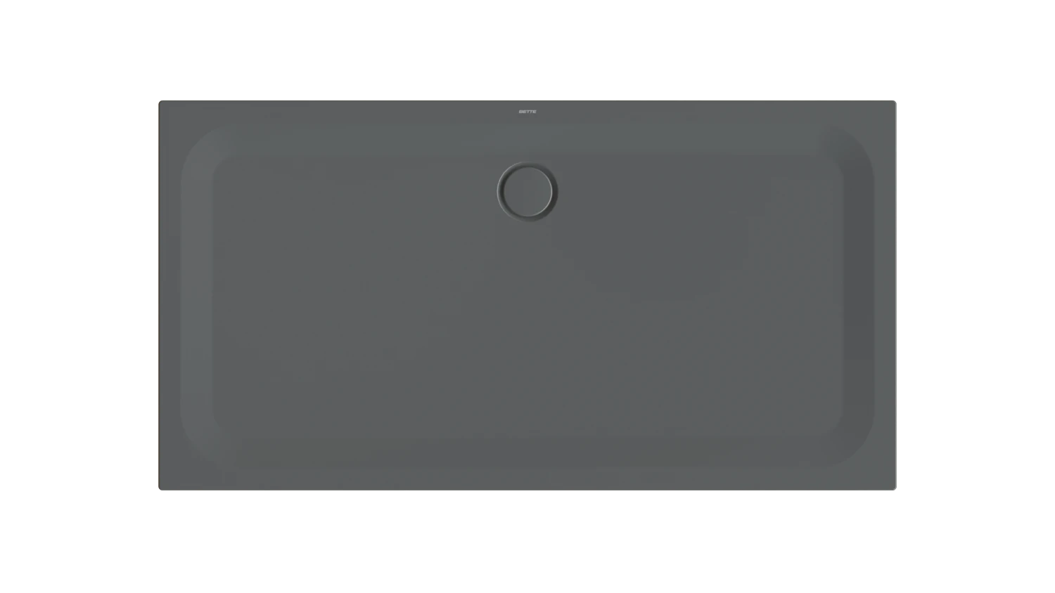 Bette rechteck Duschwanne „BetteUltra“ 170 × 90 cm in Raven