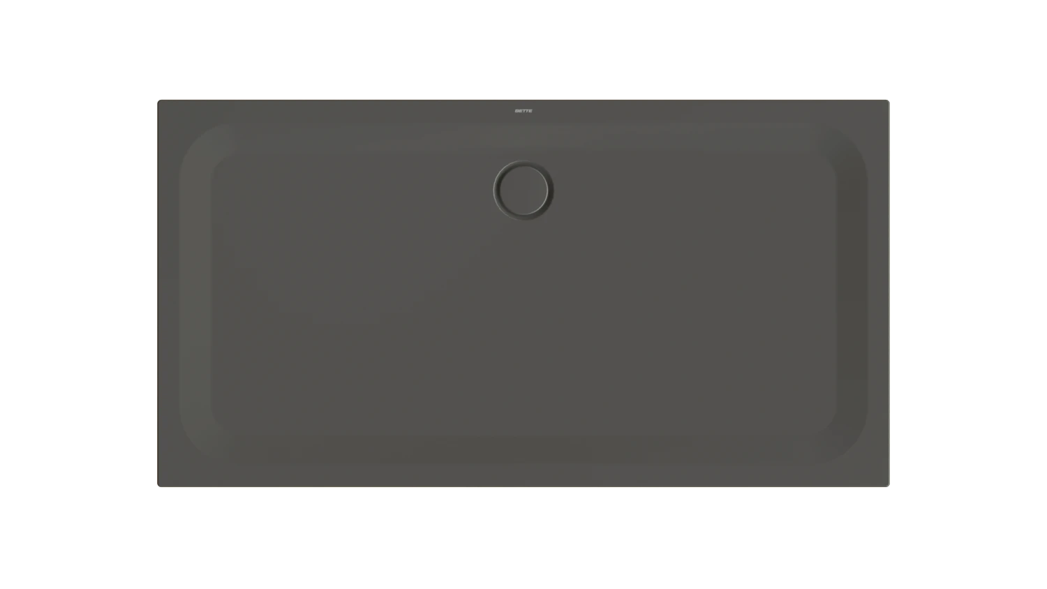 Bette rechteck Duschwanne „BetteUltra“ 170 × 90 cm in Anthracite