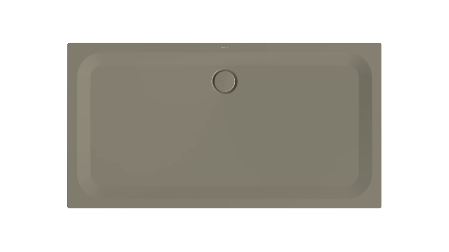 Bette rechteck Duschwanne „BetteUltra“ 170 × 90 cm in Graphite