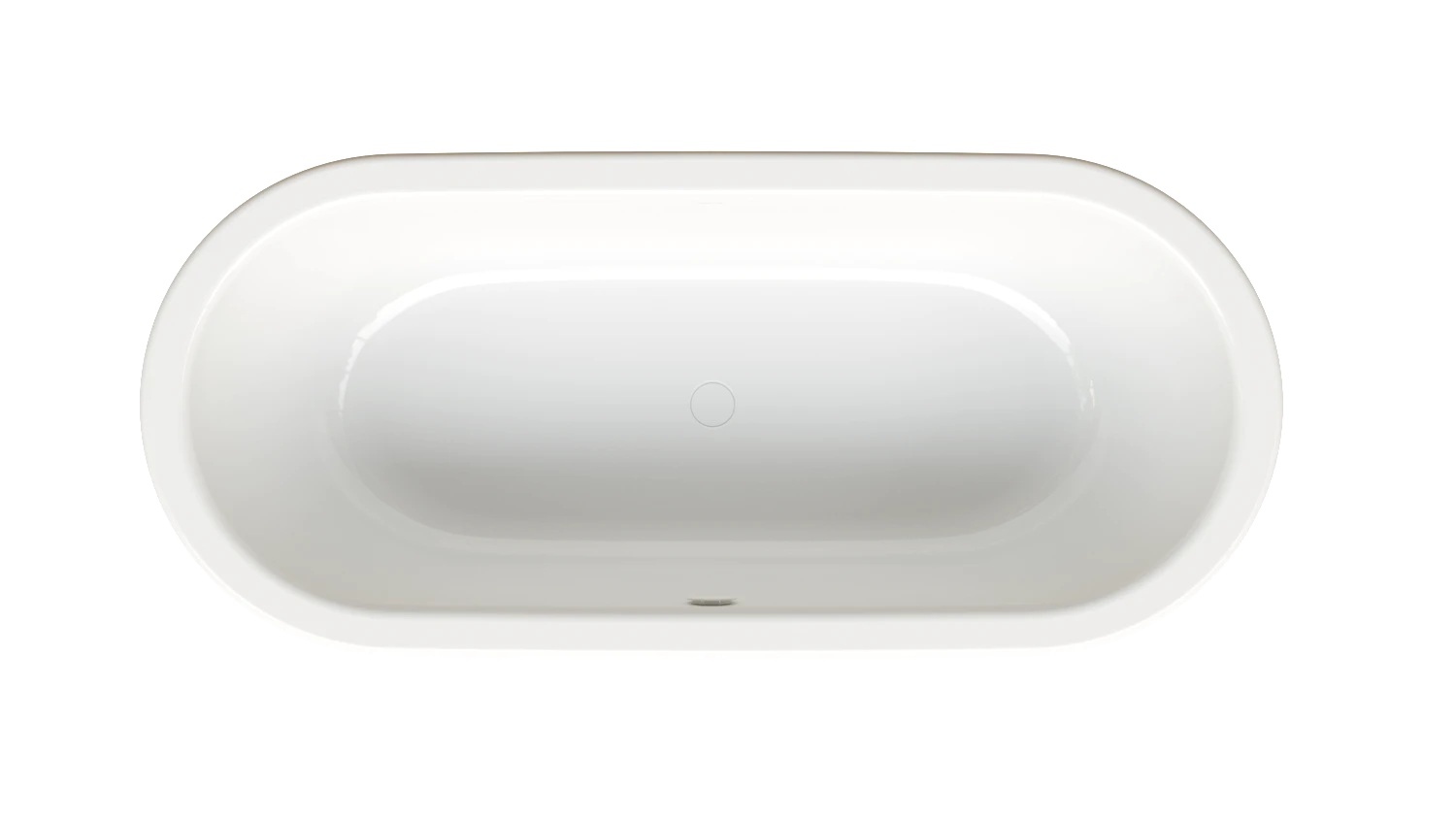 Bette Badewanne „BetteSuno“ freistehend oval 177,5 × 77,5 cm in Weiß