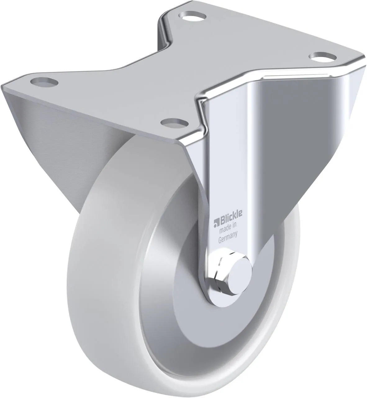 Blickle 270124 Bk Po 125 R 3 Fa Durchmesser 125mm Tragfähigkeit 300kg Bockrolle B-Ware