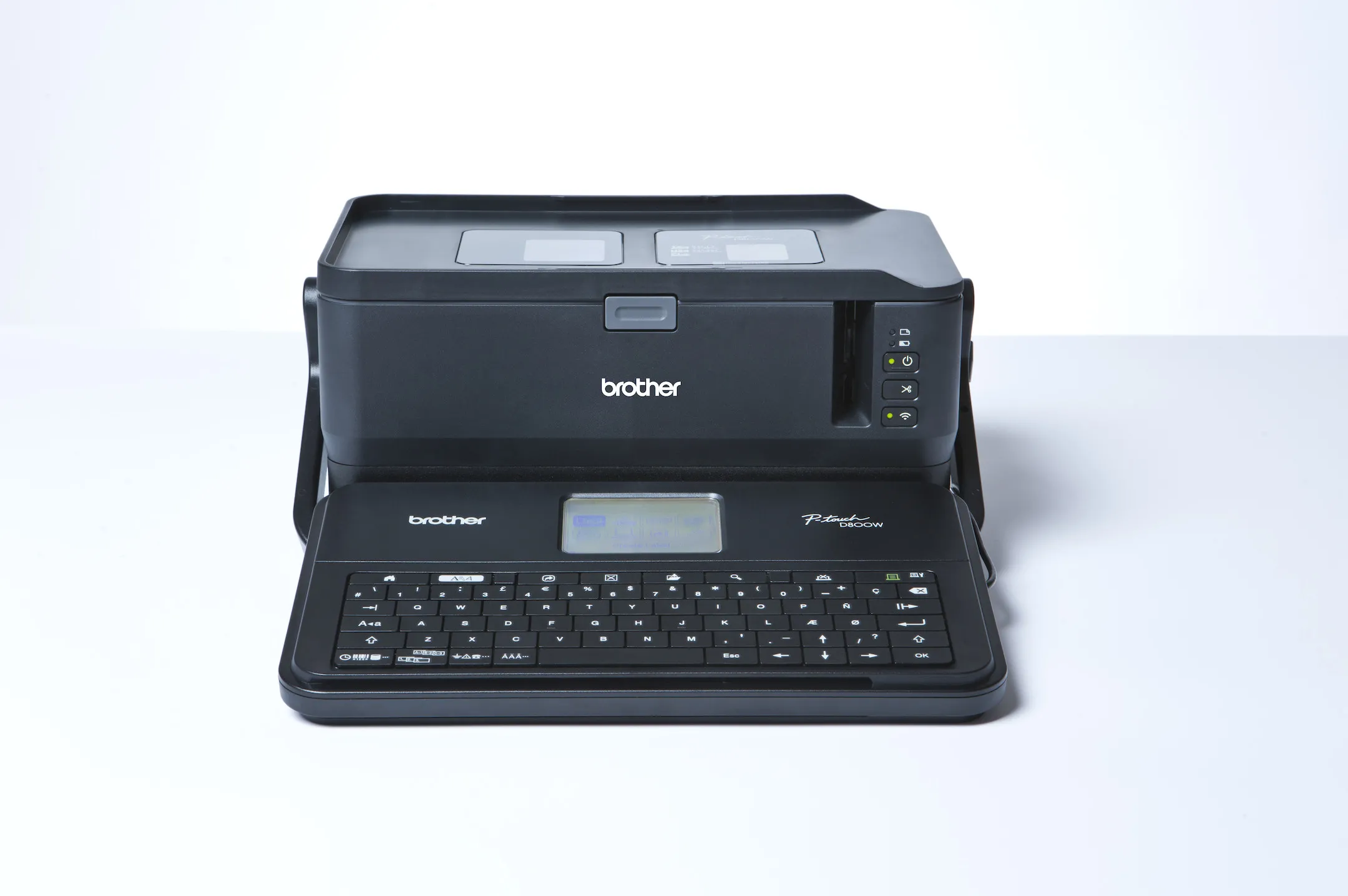 Brother P-touch PT-D800W Professionelles PC-Beschriftungsgerät inkl. WLAN & separater LCD-Tastatur