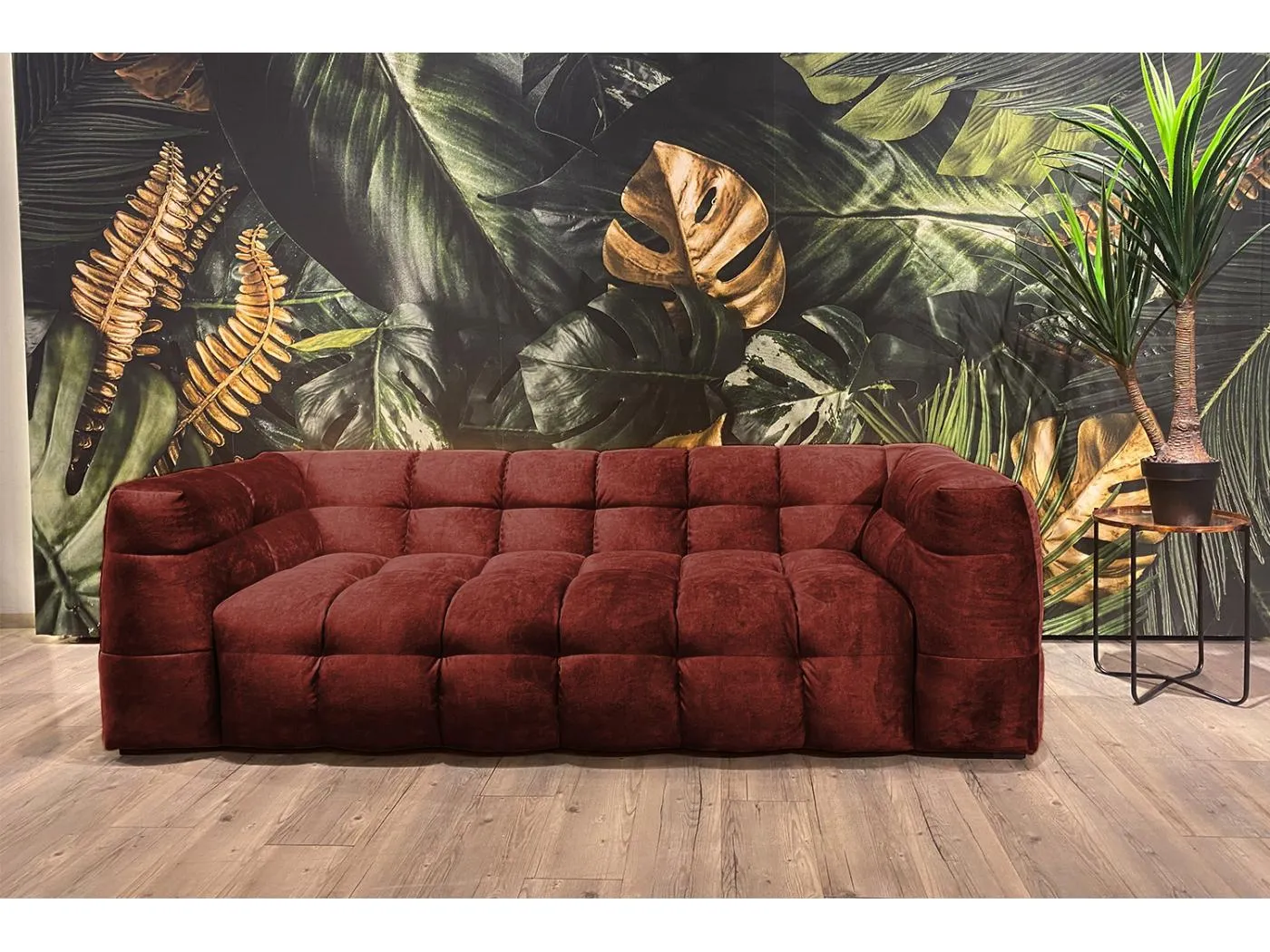 Sofa - Bordeaux Velvet - ROSARIO