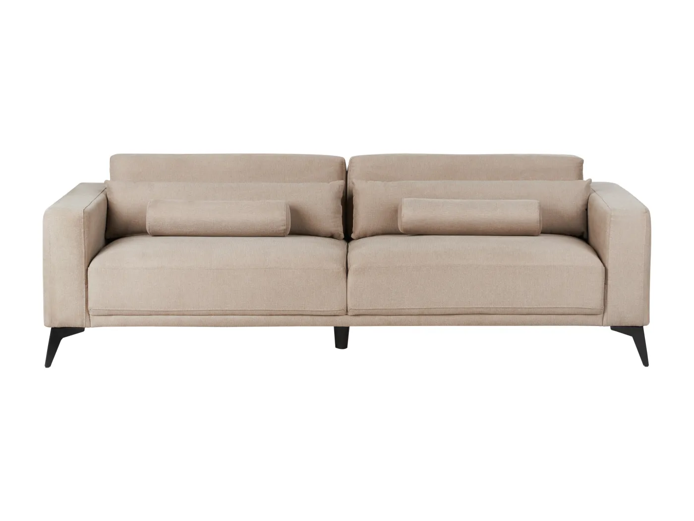 Sofa ANGE Stoff Taupe 3-Sitzer