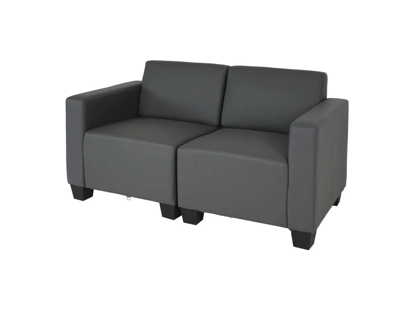 2-Sitzer Sofa Moncalieri, Dunkelgrau
