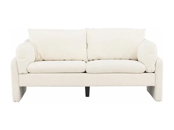 Vindel Sofa 2-Sitzer Teddy weiß.