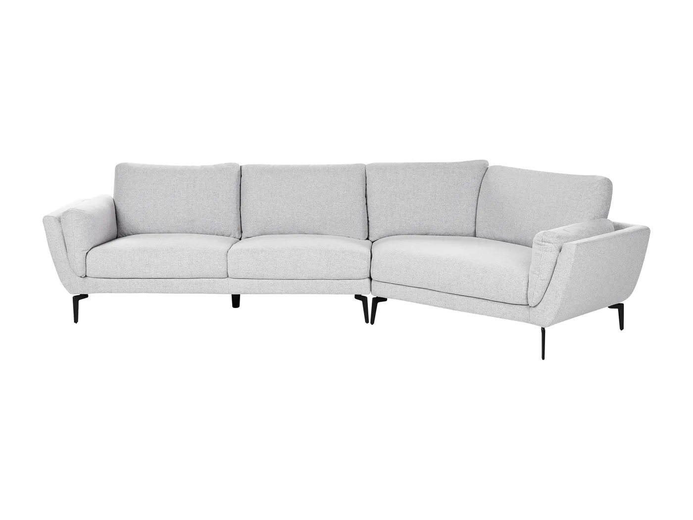 Sofa KANSSELI Stoff Hellgrau 3-Sitzer