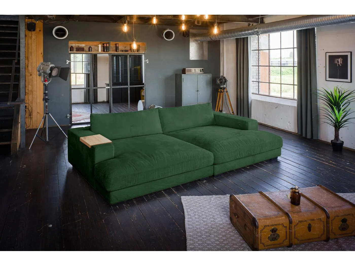 Big - Smaragdgrün Cord - MADELINE