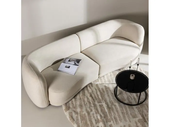 Cielo Sofa 3-Sitzer beige.