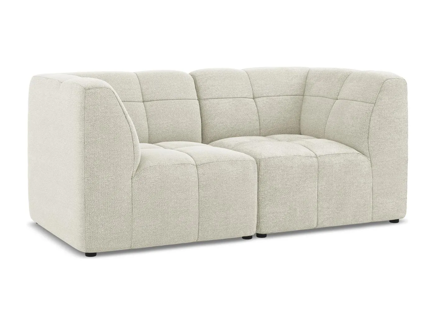 2-Sitzer Sofa - - Bouclé - Sand - ALOHA