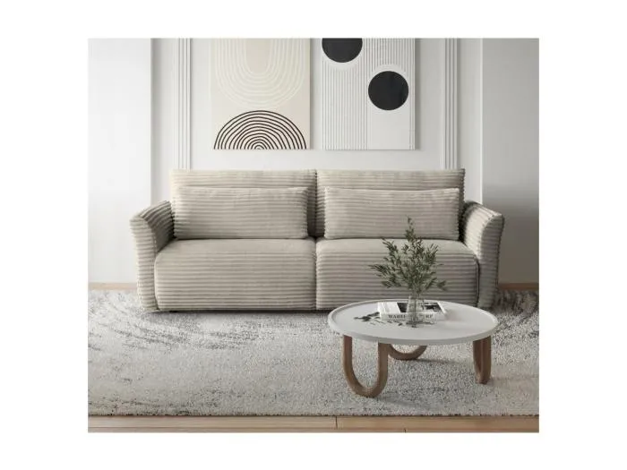 SCHLAFSOFA Samir 3-Sitzer creme