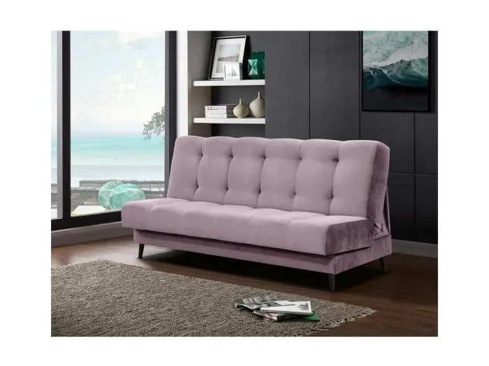3-SITZER Schlafsofa Nancy rosa