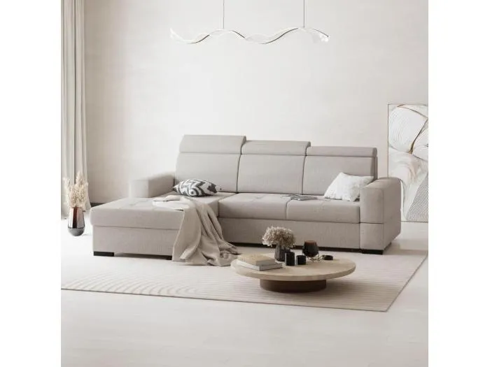 ECKSCHLAFSOFA Alex Mini beige links