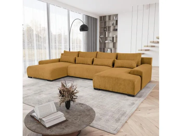 WOHNLANDSCHAFT Benny U gelb