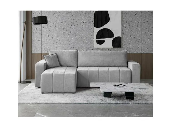 ECKSCHLAFSOFA Mori hellgrau