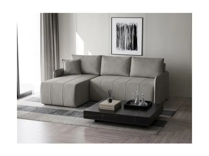 ECKSCHLAFSOFA Capri cappuccino