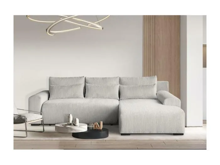 ECKSCHLAFSOFA Benny beige rechts