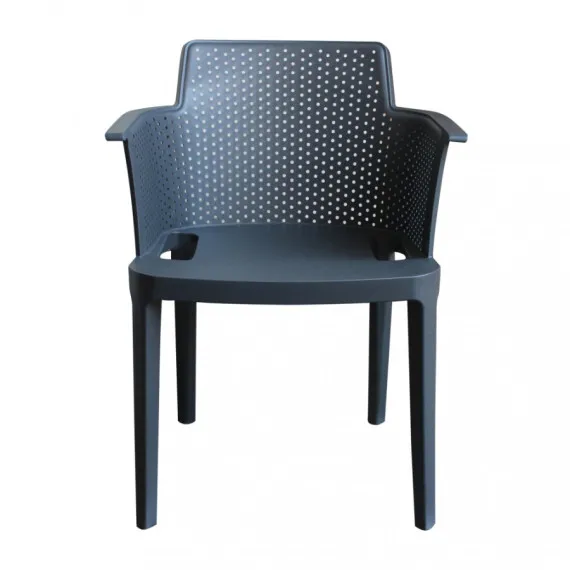 Sessel mit Armlehnen CATHY aus Polypropylen für drinnen oder draußen