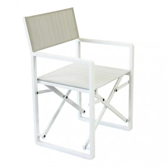 Klappbarer Regiestuhl aus Aluminium LARISSA