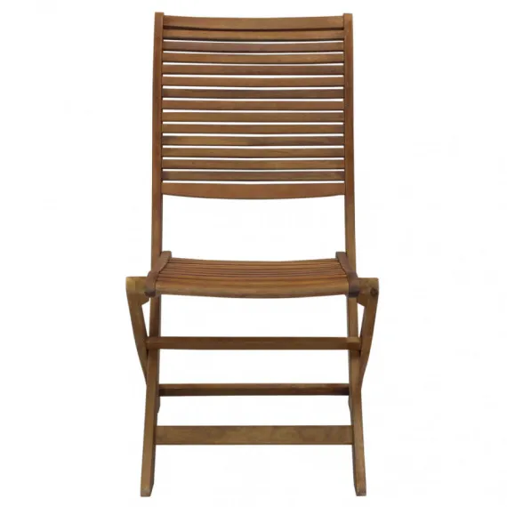Klappbarer Gartenstuhl aus Holz RIVIERA