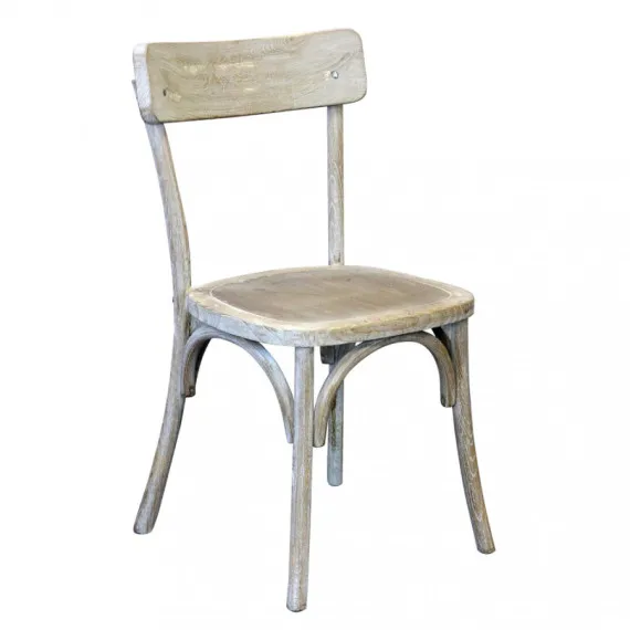 Vintage-Stuhl aus Holz mit natürlicher Optik POLLY