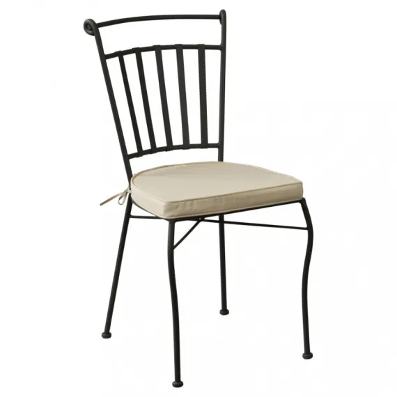 Eisenstuhl mit Kissen NEMESI