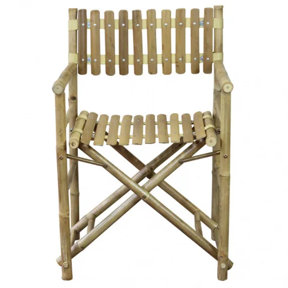 Regiestuhl aus Bambus MIMOSA für den Garten