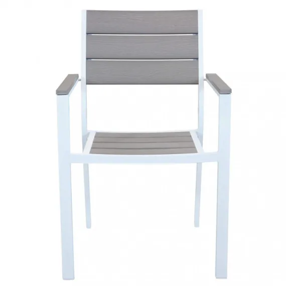 Stapelbarer Gartenstuhl mit Armlehnen CERVIA