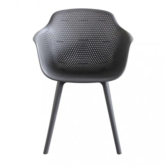 VANNES Sesselstuhl aus Polypropylen taupe