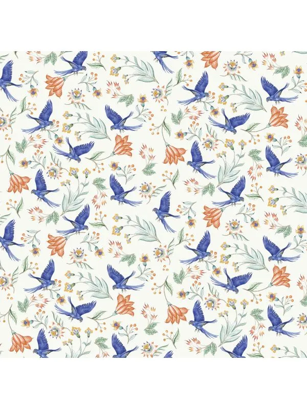 Creative Lab Amsterdam Paisley Parrot Tapete