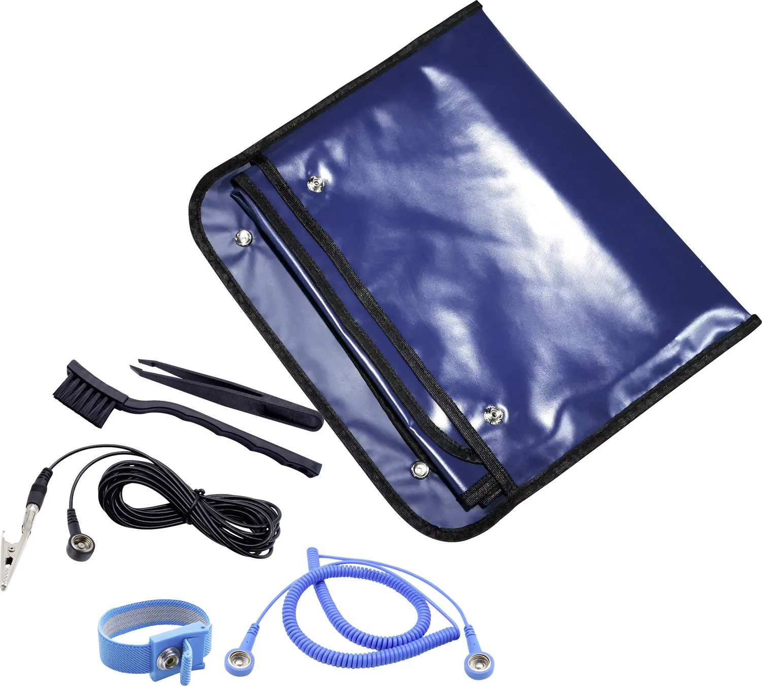 Quadrios Esd Service Set Dunkelblau 600 Mm X 600 Mm Esd Matten Esd Schutz Matte B-Ware