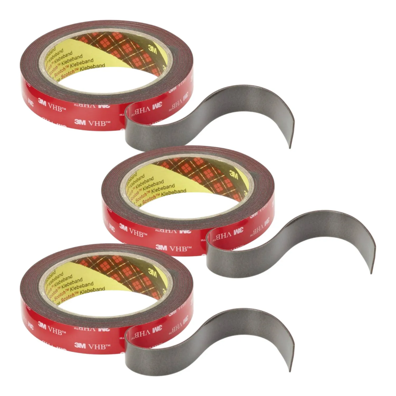 3 M Vhb Doppelseitiges Klebeband Hochleistungs Verbindungssystem 3 Stück B-Ware