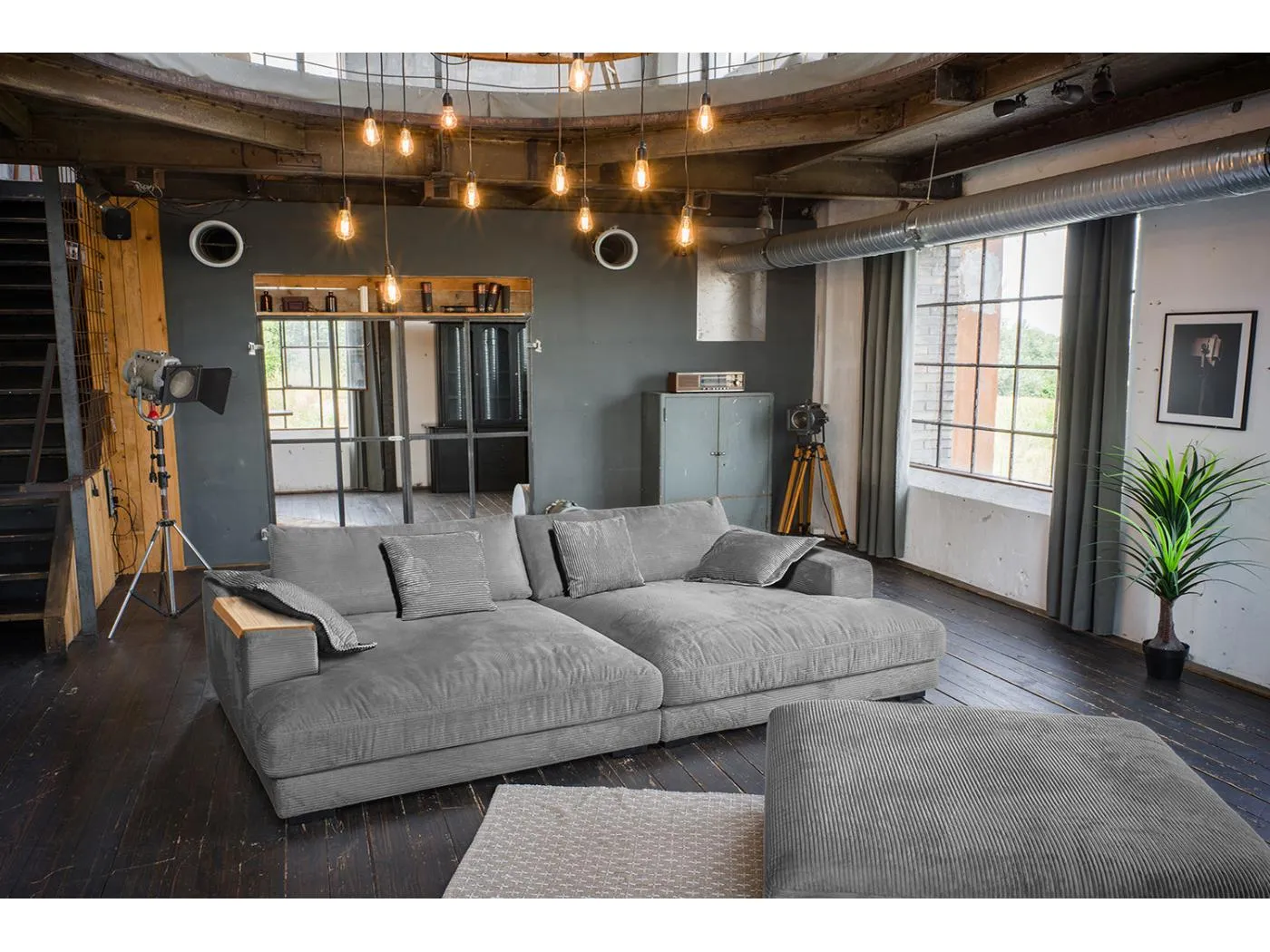 Big - Grau Cord - MADELINE