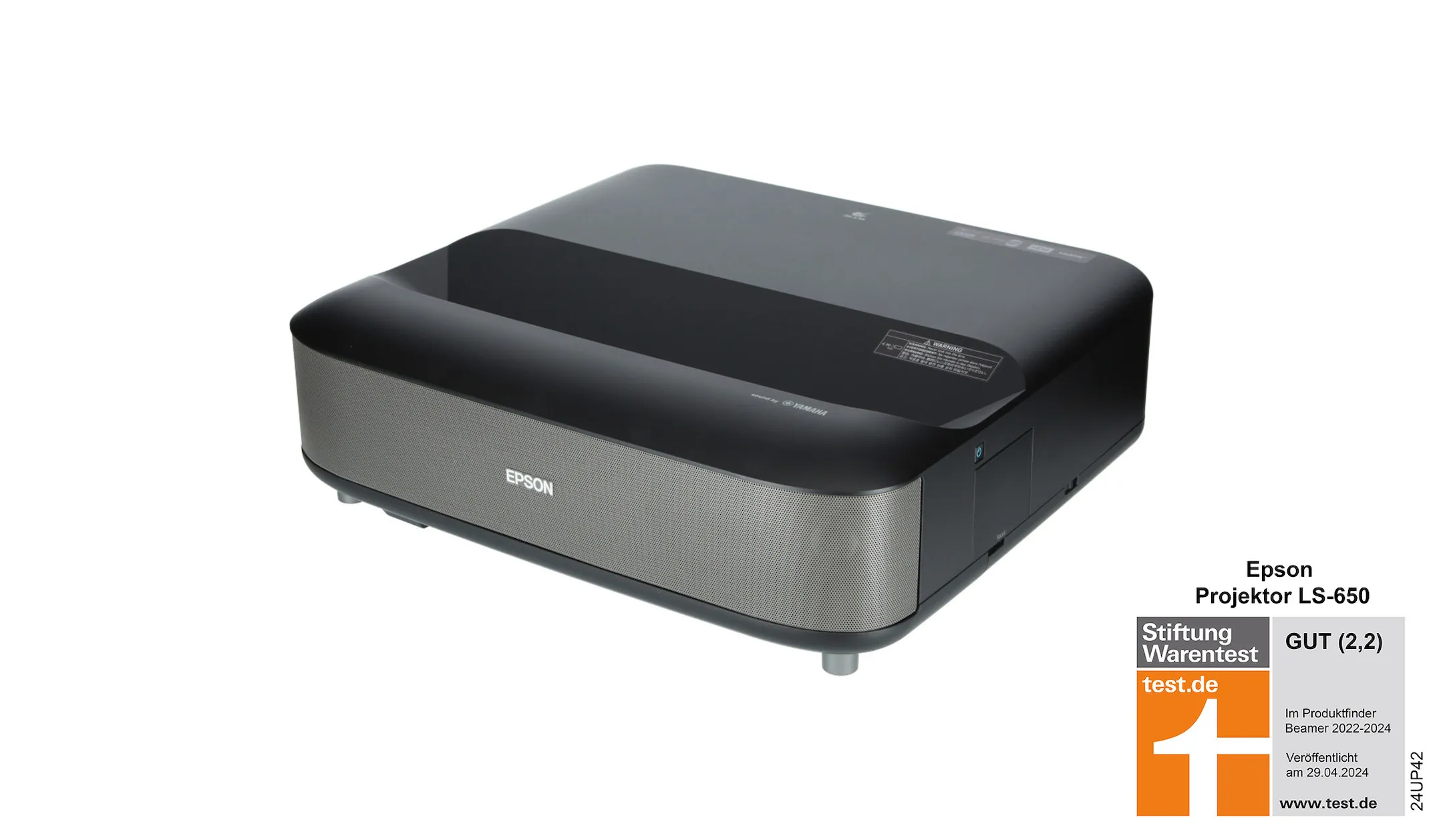 Epson EH-LS650B Ultrakurzdistanz Beamer mit 4K PRO-UHD und integrierter Android TV-Plattform für das ultimative Heimkino